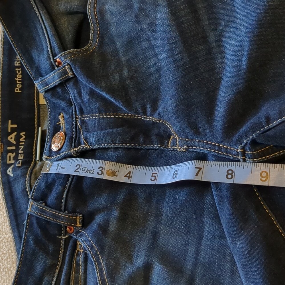 Ariat Dark Blue Flare Jeans - Picture 6 of 7
